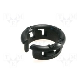 50 pcs : NB-16 - Grommet, polyamide, black, max.1.6mm