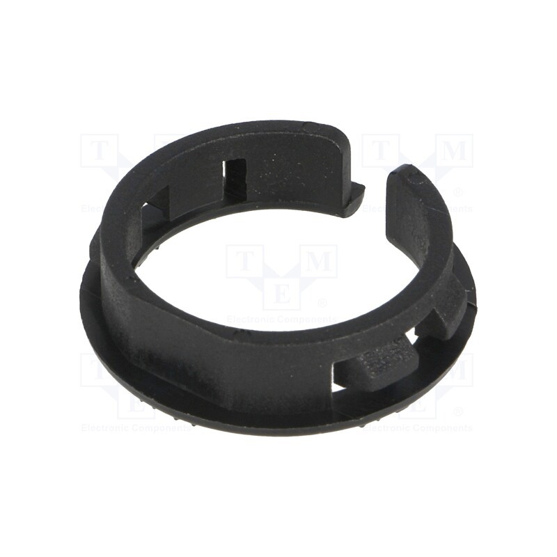 50 pcs : NB-22 - Grommet, polyamide, black, max.1.6mm