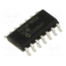 10 pcs : PIC16F18026-I/SL - IC: PIC microcontroller, 28kB, 32MHz, EUSART,I2C,PWM,SPI, SMD