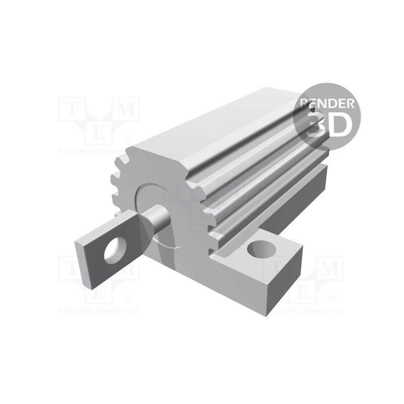 10 pcs : 2-1625966-4 - Resistor: wire-wound, with heatsink, screw, 2.2Ω, 16W, ±5%