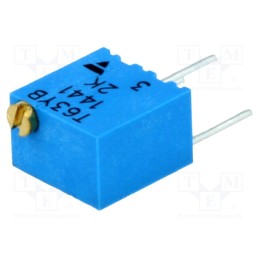 10 pcs : T63YB202KT20 - Potentiometer: mounting, multiturn, 2kΩ, 250mW, ±10%, linear, T63YB