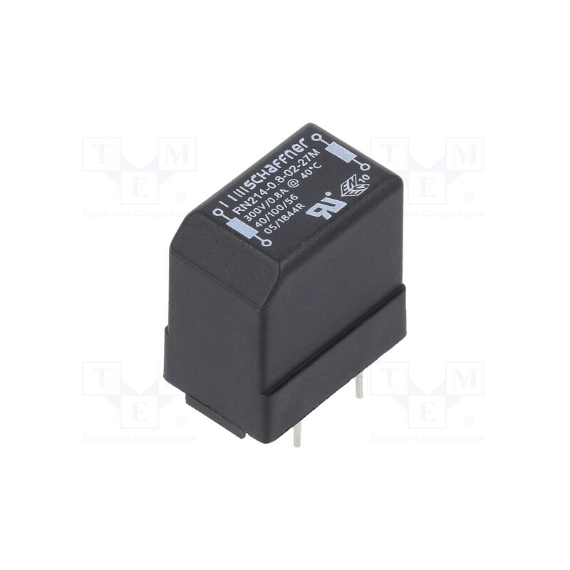 10 pcs : RN214-0.8-02-27M - Inductor: wire with current compensation, THT, 27mH, 800mA, 500mΩ