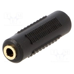 10 pcs : A-3.5FF-01 - Adapter, Jack 3.5mm socket,both sides, Plating: gold-plated
