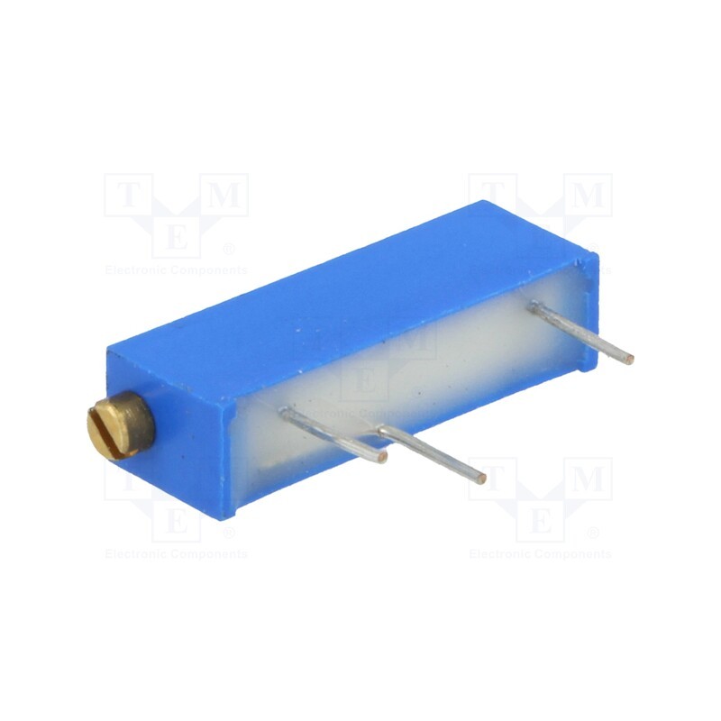 10 pcs : T18504KT10 - Potentiometer: mounting, multiturn, 500kΩ, 750mW, ±10%, linear