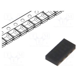 10 pcs : UCLAMP3312T.TCT - Diode: TVS, 100W, 3.8V, 10A, bidirectional, SLP2010N8T,