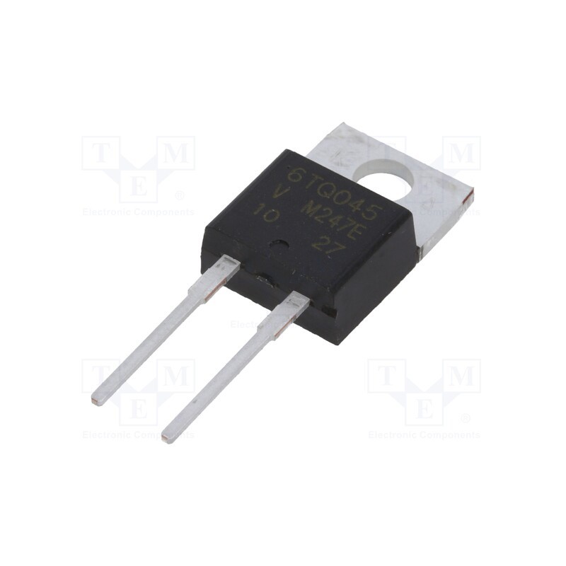 10 pcs : VS-6TQ045-M3 - Diode: Schottky rectifying, THT, 45V, 6A, TO247AC, , Ir: 7mA