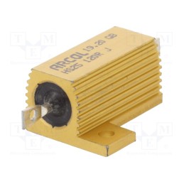10 pcs : HS25 120R J - Resistor: wire-wound, with heatsink, screw, 120Ω, 25W, ±5%
