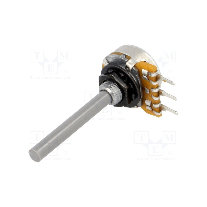 10 pcs : - Potentiometer: shaft, single turn, 4.7kΩ, ±20%, 0.25W, linear, 4mm