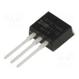 10 pcs : IRFSL7440PBF - Transistor: N-MOSFET, unipolar, 40V, 147A, Idm: 772A, 208W, TO262