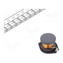 10 pcs : PISTHV-150M-04 - Inductor: ferrite, SMD, 15uH, 7.85A, 34mΩ, ±20%, 18.7x15.2x12mm