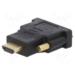 10 pcs : A-HDMI-DVI-1 - Adapter, DVI-D (18+1) plug,HDMI plug, black