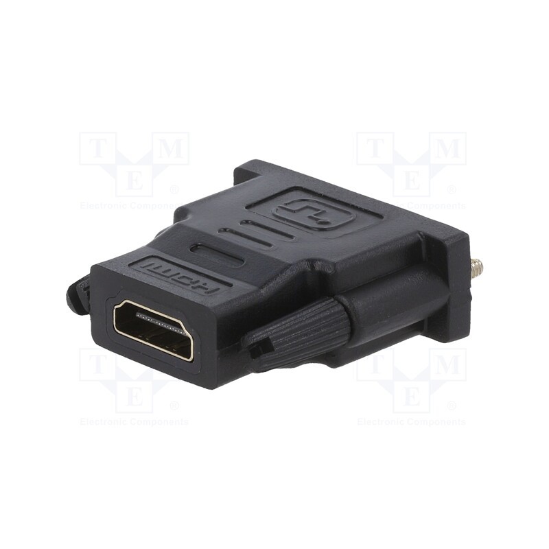 10 pcs : A-HDMI-DVI-2 - Adapter, DVI-D (18+1) plug,HDMI socket, black