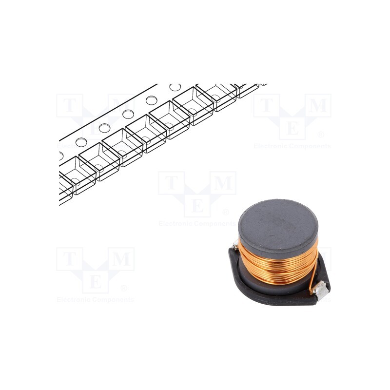 10 pcs : PISTHV-102M-04 - Inductor: ferrite, SMD, 1mH, 1.17A, 1.2Ω, ±20%, 18.7x15.2x12mm