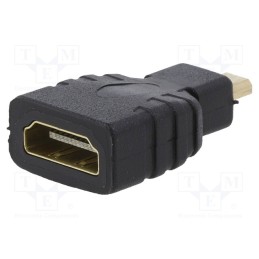10 pcs : A-HDMI-FD - Adapter, HDMI socket,micro HDMI plug, black