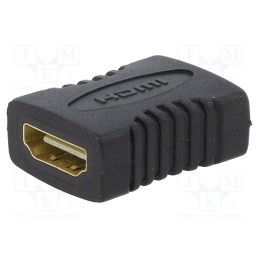 10 pcs : A-HDMI-FF - Adapter, HDMI socket,both sides, black