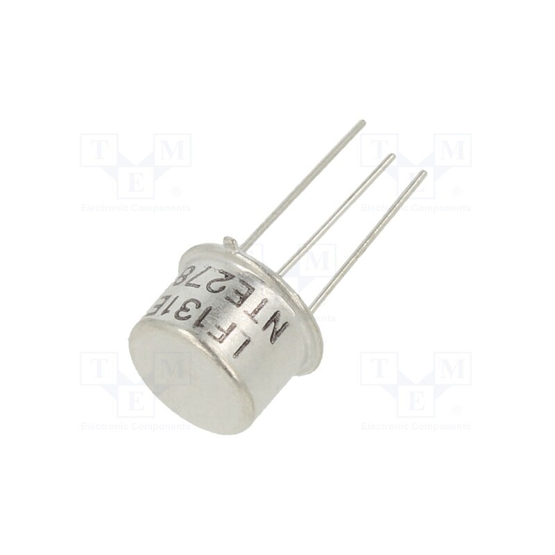 10 pcs : NTE278 - Transistor: NPN, bipolar, RF, 20V, 0.4A, 2.5W, TO39