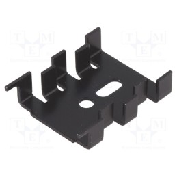10 pcs : FK212SACB - Heatsink: moulded, SOT32,TO220, black, L: 33mm, W: 25.4mm, H: 8mm