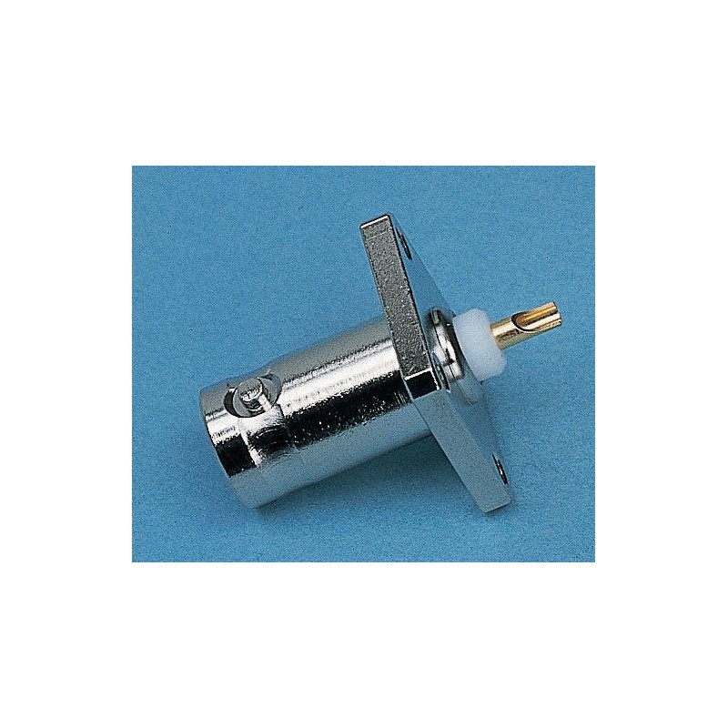 1 pcs - Telegartner, jack Flange Mount BNC Connector, 50Ω, Solder Termination, Straight Body