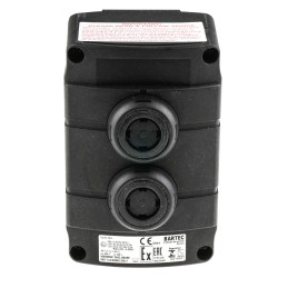 1 pcs - Bartec Push Button Control Station, Thermoplastic, IP66, IP67