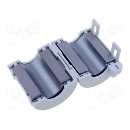 10 pcs : ZCAT3035-1330 - Ferrite: two-piece, on round cable, A: 39mm, B: 34mm, C: 13mm, D: 30mm