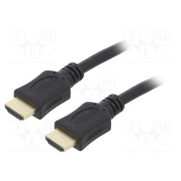 10 pcs : CC-HDMI4L-0.5M - Cable, HDMI 2.0, HDMI plug,both sides, PVC, 0.5m, black, 30AWG