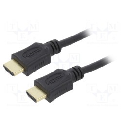 10 pcs : CC-HDMI4L-10 - Cable, HDMI 2.0, HDMI plug,both sides, PVC, 3m, black, 30AWG