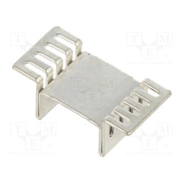 10 pcs : ATS-PCB1073 - Heatsink: extruded, U, TO263, silver, L: 12.7mm, W: 26.2mm, H: 10.2mm