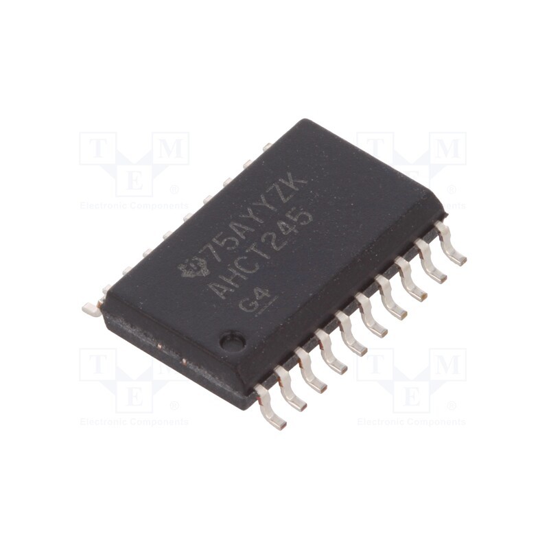 10 pcs : SN74AHCT245DW - IC: digital, bus transceiver, Ch: 8, 4.5÷5.5VDC, SMD, SO20,