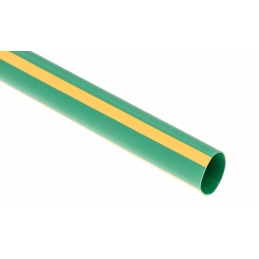 5 pcs - RS PRO Heat Shrink Tubing, Green/Yellow 9.5mm Sleeve Dia. x 1.2m Length 2:1 Ratio