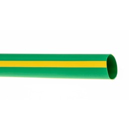 5 pcs - RS PRO Heat Shrink Tubing, Green/Yellow 9.5mm Sleeve Dia. x 1.2m Length 2:1 Ratio