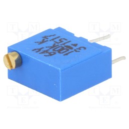 10 pcs : M64Y104KB40 - Potentiometer: mounting, multiturn, 100kΩ, 500mW, THT, ±10%, linear