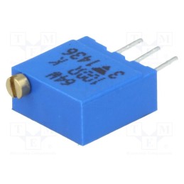 10 pcs : M64W101KB40 - Potentiometer: mounting, multiturn, 100Ω, 500mW, THT, ±10%, linear