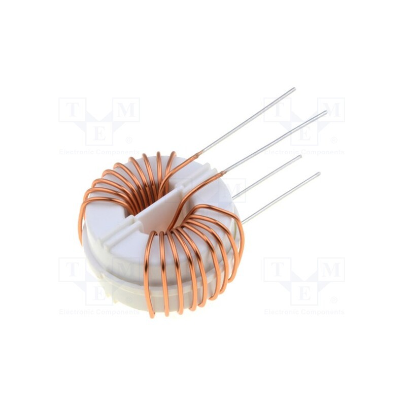 10 pcs : DTS-25/1.0/5.0-VCAP - Inductor: wire, THT, L: 1mH, Induct.of indiv.wind: 1mH, 5A, 20mΩ