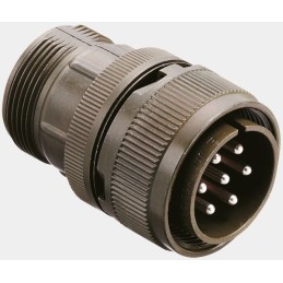 1 pcs - JAE 4 Way Cable Mount MIL Spec Circular Connector Plug, Pin Contacts,Shell Size 14S