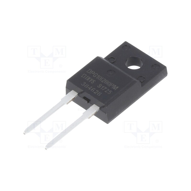 10 pcs : DPG10I200PM - Diode: rectifying, THT, 200V, 10A, , Ifsm: 140A, TO220FP-2, 35W
