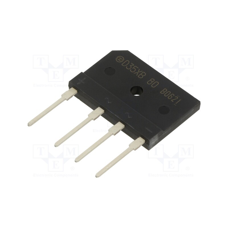 10 pcs : D35XB80-7000 - Bridge rectifier: single-phase, Urmax: 800V, If: 35A, Ifsm: 550A