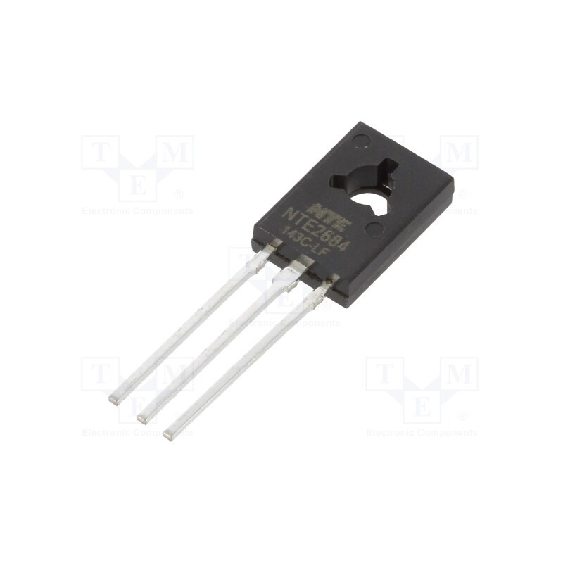 10 pcs : NTE2684 - Transistor: NPN, bipolar, 75V, 5A, 15W, TO126