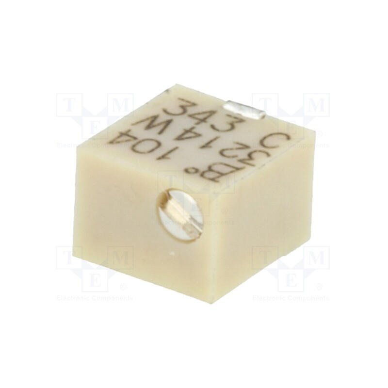 10 pcs : 3214W-1-104E - Potentiometer: mounting, vertical,multiturn, 100kΩ, 250mW, SMD
