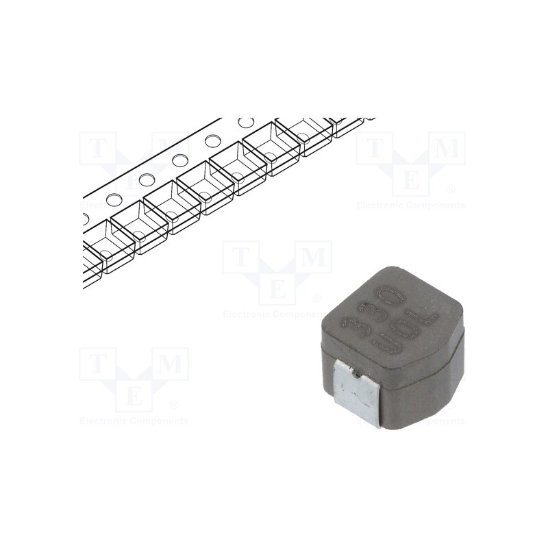 10 pcs : MPLCV0654L330 - Inductor: wire, SMD, 3126, 33uH, Ioper: 2.6A, 140mΩ, -55÷155°C, ±20%