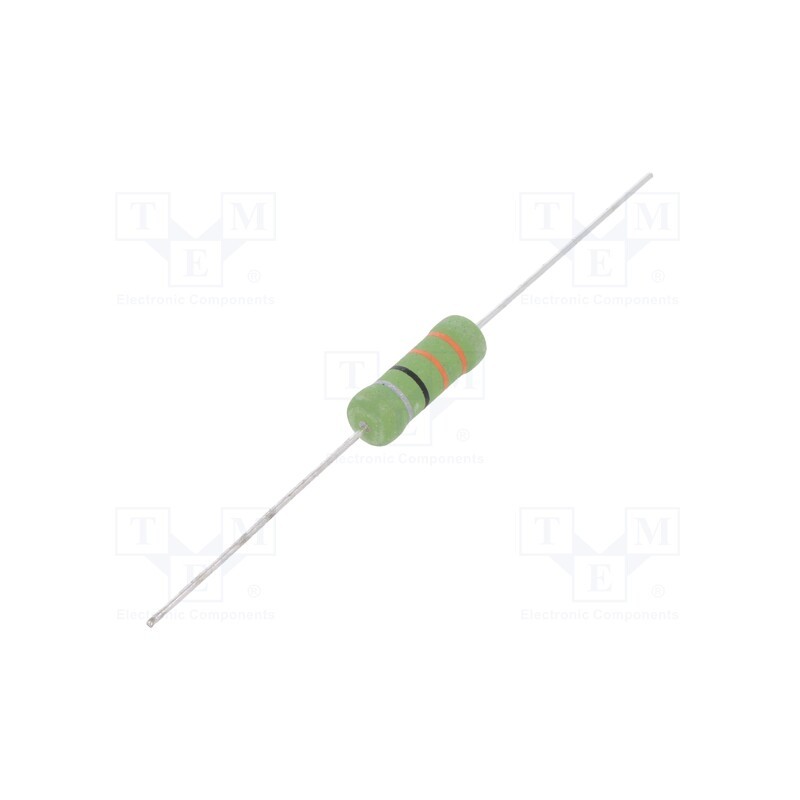 10 pcs : OY472KE - Resistor: wire-wound, ceramic, THT, 4.7kΩ, 2W, ±10%, Ø7x16mm