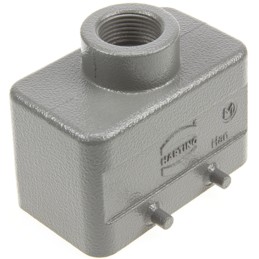 1 pcs - HARTING Han B Heavy Duty Power Connector Hood, M20 Thread