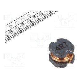10 pcs : TCK-154 - Inductor: wire, SMD, 4.7uH, 109mΩ, -40÷125°C, ±20%, 4x4.5x3.2mm