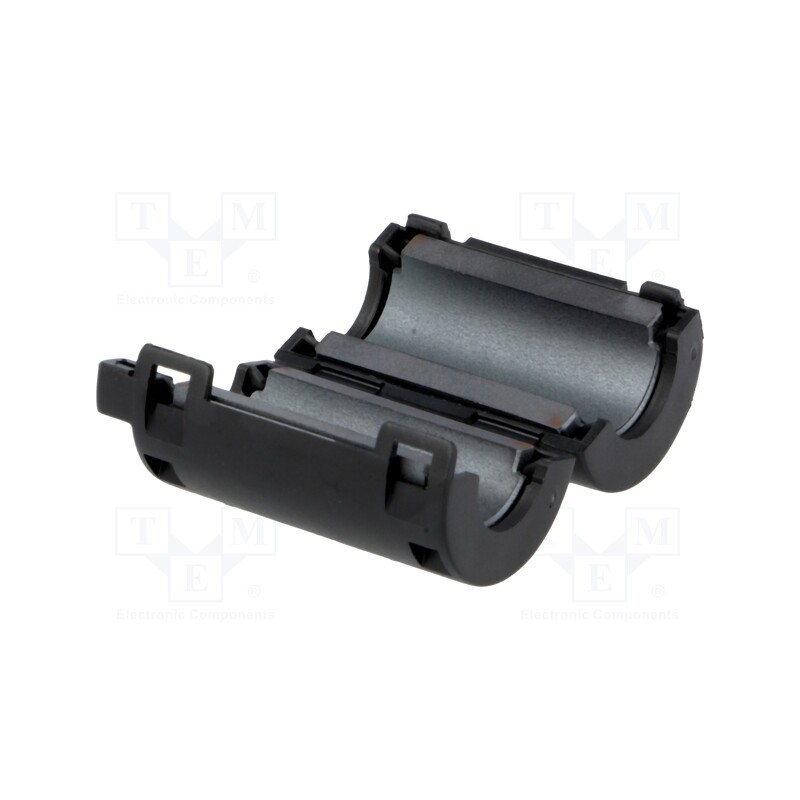 10 pcs : RRC-17-11-28-M - Ferrite: two-piece, on round cable, Ø: 11mm, 97Ω, A: 20.5mm, C: 11mm