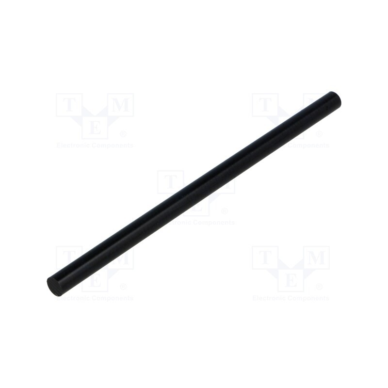 10 pcs : 724.41 - Adapter, thermoplastic, Øshaft: 6mm, Shaft len: 120mm, black