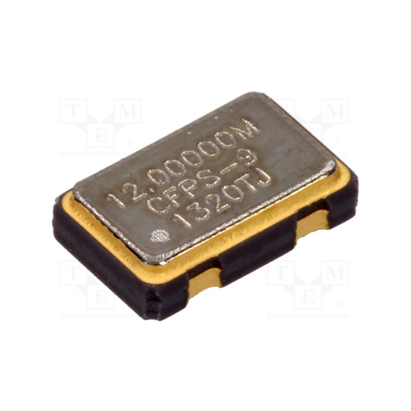 10 pcs : LFSPXO026152BULK - Generator: quartz, 12MHz, SMD, 3.3V, ±50ppm, -40÷85°C