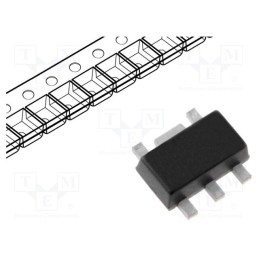 10 pcs : PAM2861CBR - IC: driver, DC/DC converter,LED driver, 1A, SOT89-5, Ch: 1, 6÷40V