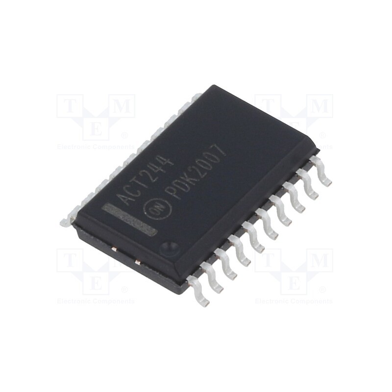 10 pcs : 74ACT244SC - IC: digital, buffer,non-inverting,line driver, Ch: 8, SMD, SO20