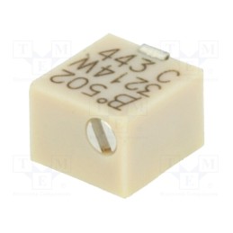 10 pcs : 3214W-1-502E - Potentiometer: mounting, vertical,multiturn, 5kΩ, 250mW, SMD, ±10%