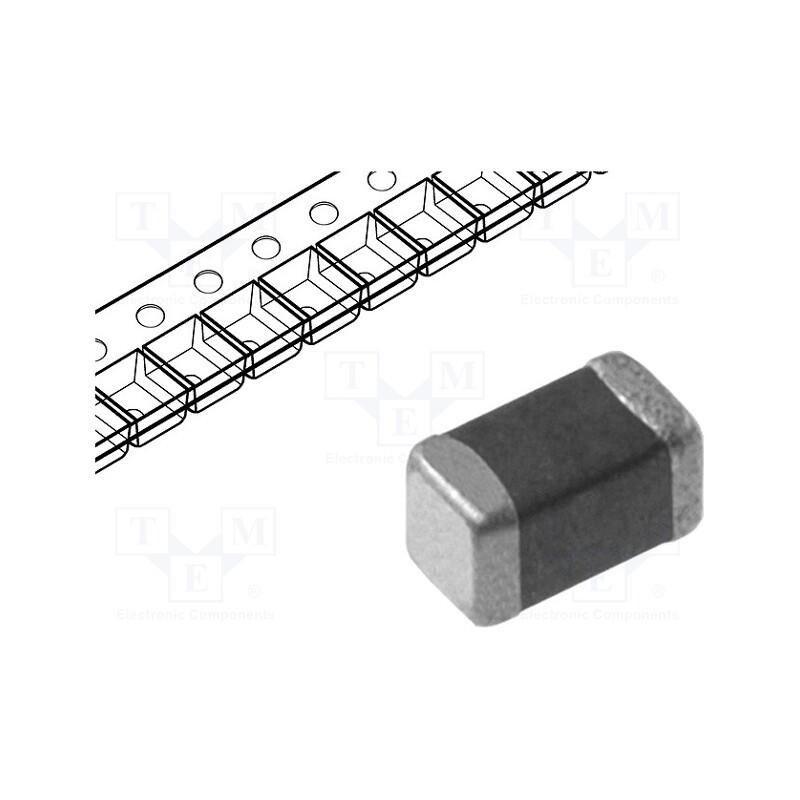 20 pcs : - Varistor: metal-oxide, SMD, 1206, 26VAC, 33VDC, 0.8J, 180A, 500pF