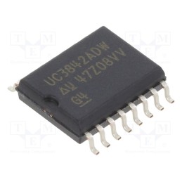 10 pcs : UC3842ADW - IC: PMIC, PWM controller, SO16, 0÷70°C, Usup: 16÷30V, , SMPS